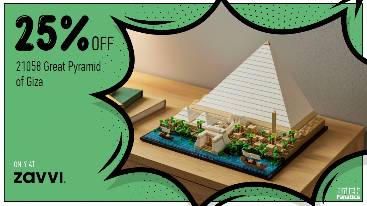 Massive 25% discount on LEGO Architecture 21058 Great Pyramid of Giza 