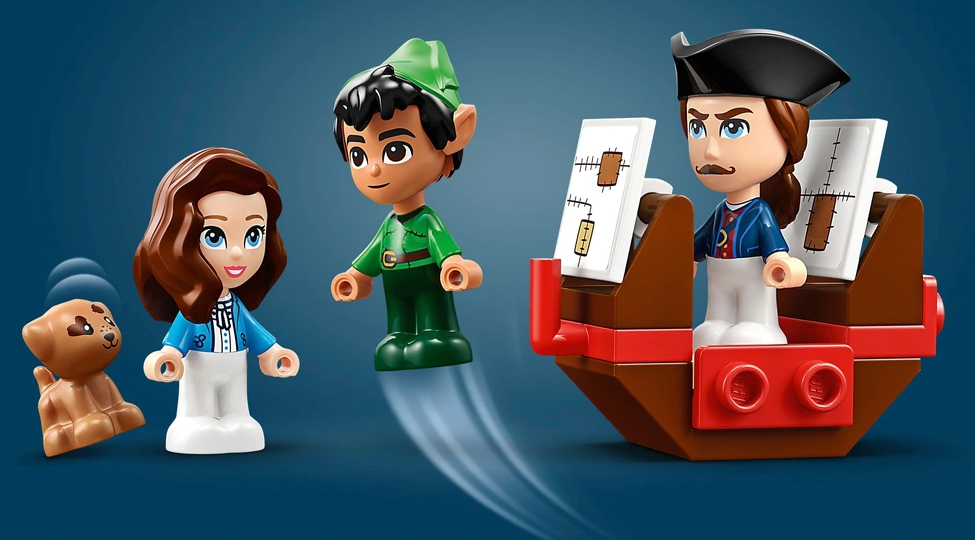 lego disney 43220 peter pan Wendy storybook adventure mini dolls