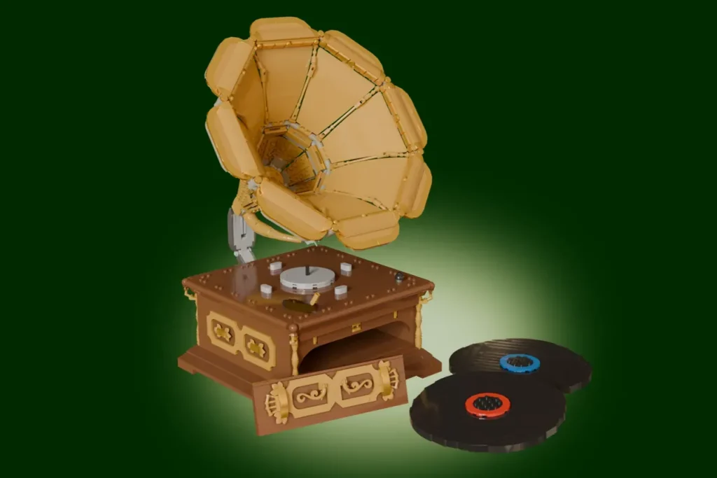 LEGO Ideas Vintage Gramophone 5 1024x683